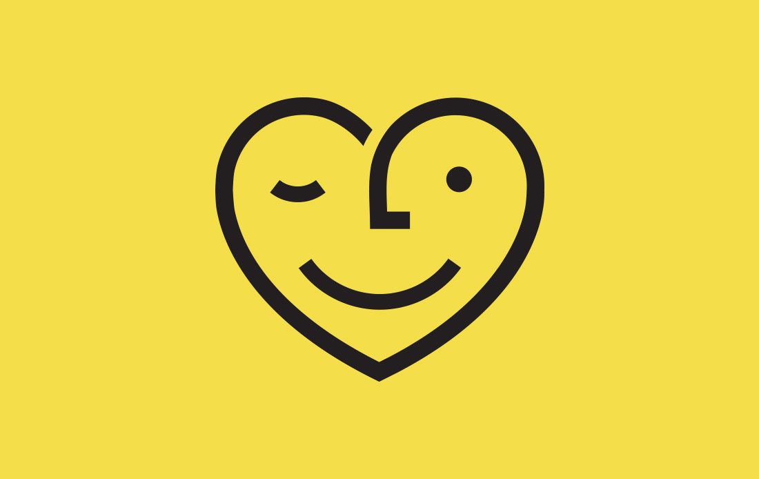 WGCAF icon logo on bright yellow background